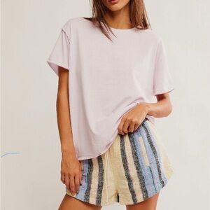 NWT FREE PEOPLE We The Free Nina Tee / Falling Petal